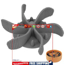 Slow Feed Dog Bowl Insert Puzzle Maze Feeder for Fast Eaters Suction (Grey)