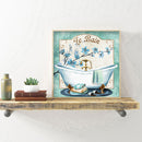 Frameless Oil Paint By Numbers DIY Classical Bathtub Picture Craft Kit for Home