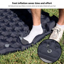 Waterproof Sleep Inflatable Mattress Outdoor Camp Cushion Bed (Navy Blue) Newly