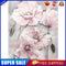 Pink Flower Oil Paint By Numbers Kits Canvas Picture Wall DIY Craft (B748)