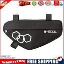 Waterproof Mountain Bike Triangle Bag Bicycle Frame Front Tube Bags (Black)