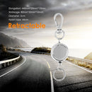 Retractable Pull Badge Key Chain Elastic Nylon Rope Anti-lost Keyrings Newly