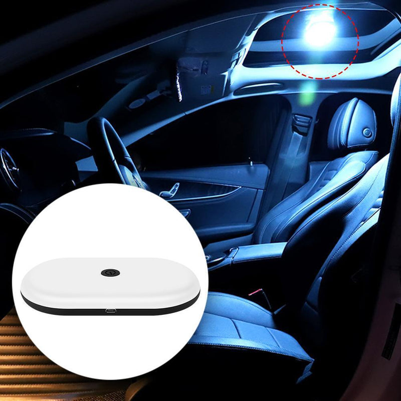 USB Rechargeable Light Auto Interior Roof Dome LED Reading Lamp Night Light