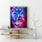 5D DIY Diamond Painting Snuggling Wolf Kits Full Round Drill Wall Decor Crafts