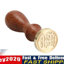 Sealing Wax Classic Initial Wax Seal Stamp Alphabet Letter H Retro Wood Newly