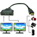 HDMI Splitter Cable 1 MaleTB 2 Female Adapter 1in 2 Out HD Video Y Converter