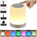 Portable Bluetooth Wireless Speaker Colorful Night Light Control Color V9Z4 J2C0