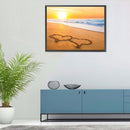 5D Diamond Painting Kit Beach Sunset Full Round Drill DIY Crafts Mosaic Pic