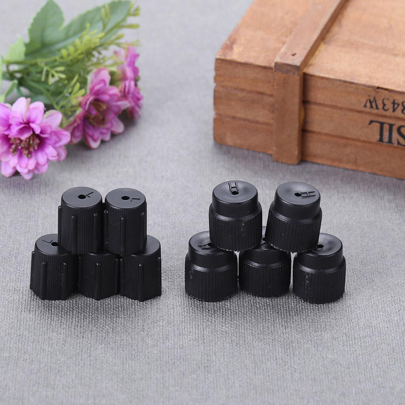 5pcs 13mm+ 5pcs 16mm R134a High Low A/C System Charging Port Service Caps Newly