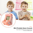 Handheld Arcade Console with Keychain Mini Video Gaming Player Puzzle Kids Toys