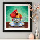 5D DIY Full Round Drill Parrot Diamond Painting Embroidery Art Craft Home Decor