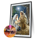 5D DIY Full Drill Diamond Painting Birth of Jesus Cross Stitch Kit (B014)
