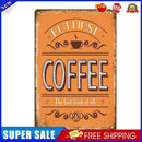 Weatherproof Retro Advertisement Sign Iron Painting Wall Drawing (B)