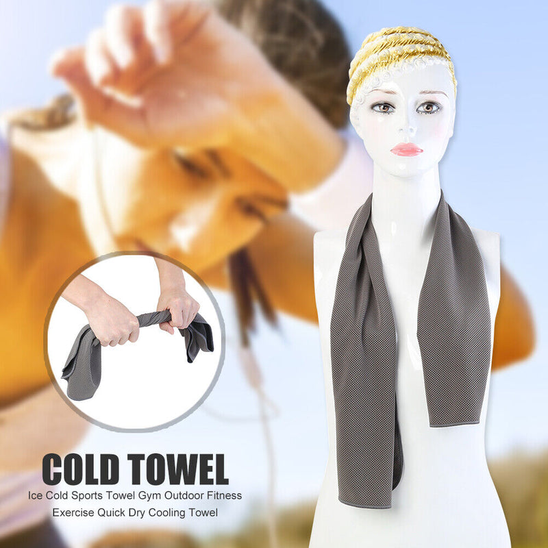 Sports Cooling Ice Towel Portable Travel Fitness Running Towel for Men Wome