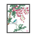 Partial Cross Stitch 14CT Cotton Thread DIY Happy Branch Printed Embroidery K