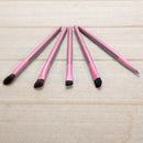 5pcs Eye Shadow Makeup Brush Set Eyes Make Up Eyebrow Cosmetic Brush?Pink?