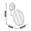 Bath Accessories Round Vanity Mirror Makeup Supplies Bath Mirrors Shave Mirrors