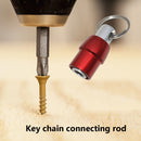 1/4 inch Hex Shank Screw Drill Extension Screwdriver Bits Holder (Red) Newly