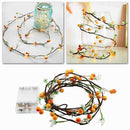Tiny Flower and Fruit Vine Fairy String Lights LED NE W Artificial Flower F5R9