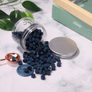 200pcs Octagon Sealing Wax Blue Wax Beads for Envelope Invitation DIY (K) Newly