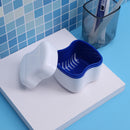 Denture Box Bathroom Travel Denture Cup False Tooth Cleaning Container (A) Newly