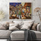 Cozy Study Room Canvas Painted Oil Paint By Numbers DIY Wall Art Modern Decor