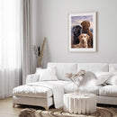 5D DIY Diamond Painting Full Round Drill Three Dogs Wall Decor Rhinestone Art