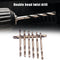 10pcs Double-Headed High-Speed Steel Twist Drill Bit Metalworking (3.2mm)