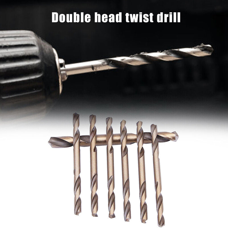 10pcs Double-Headed High-Speed Steel Twist Drill Bit Metalworking (3.2mm)