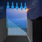 Retro Solar Light Outdoor Motion Sensor Street Garden Wall Lamp (Square) Newly
