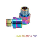 MTB Bicycle Pedal Axle Extension Steel Pedal Bolt Spacer Dazzling (16mm) Newly