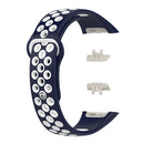 Watch Strap for HUAWEI HONOR Band 6 TPU Wristband (Midnight Blue White) Newly