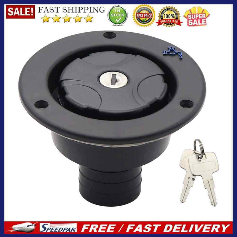 Automobile Car Fresh Water Fill Hatch RV Boat Camp Filler Lockable Inlet Fi