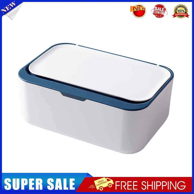 #A Plastic Tissue Box with Lid Dust-free Wet Wipes Keep Fresh Holder Case for Ho