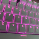 104pcs Universal Mechanical Keyboard Keycaps PC Bakclit Key Cap Set (White)