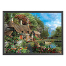 DIY Country House Full Embroidery Kit Counted Cross Stitch Craft Art Home Decor
