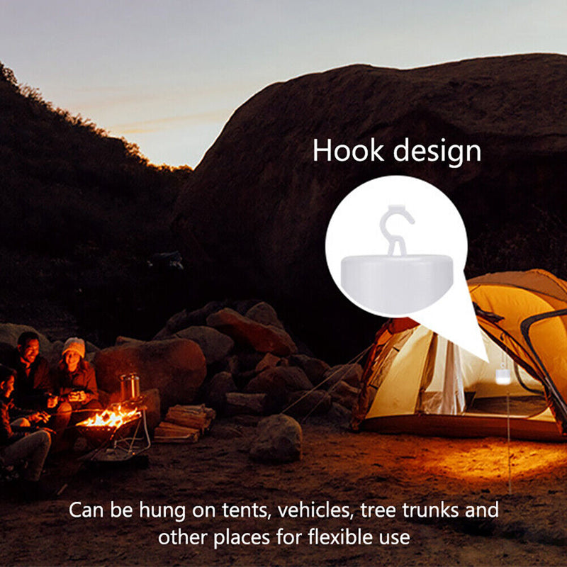 LED Camping Lights Portable Tent Lights Rechargeable for Hiking Fishing Out