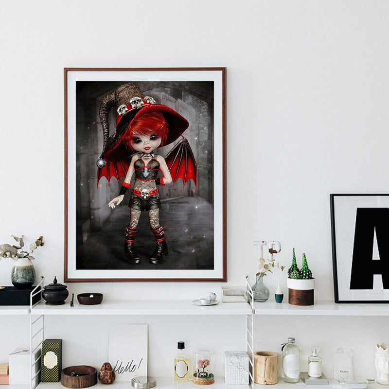 #A 5D Kit Rhinestone DIY Cartoon Girls Series Full Round Drill Art Creative Diam