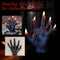 Halloween Black Witch Hand Candlestick Holders Creative Candle Holder Home Deco`