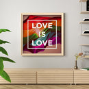 5D DIY Diamond Painting Full Round Drill rainbow flag Picture of Rhinestone
