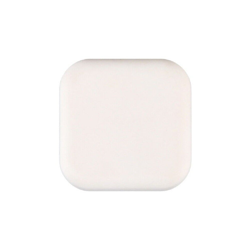 Punch Free Door Bumper Protector Self Adhesive Handle Square Pads (White) Newly