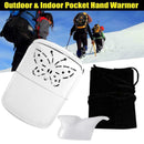Convinient Ski Winter Camping Metal Hand Warmer Petrol Pocket Sale T0I1