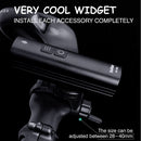 MTB Bike Speedometer Base Adjustable Headlight Holder Bracket Support Stand Rack