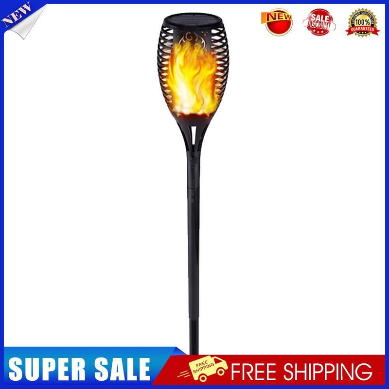 Outdoor Garden Solar Flame Light Waterproof LED Torch Lamp for Yard (1pc)
