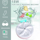 Portable Turbo Washing Machine for Apartment` Dorm USB Charging Convenient,