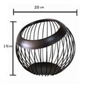 Style Modern Home Storage Basket Woven Iron Wire Hollow Storage Fruit Plate