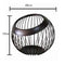 Style Modern Home Storage Basket Woven Iron Wire Hollow Storage Fruit Plate