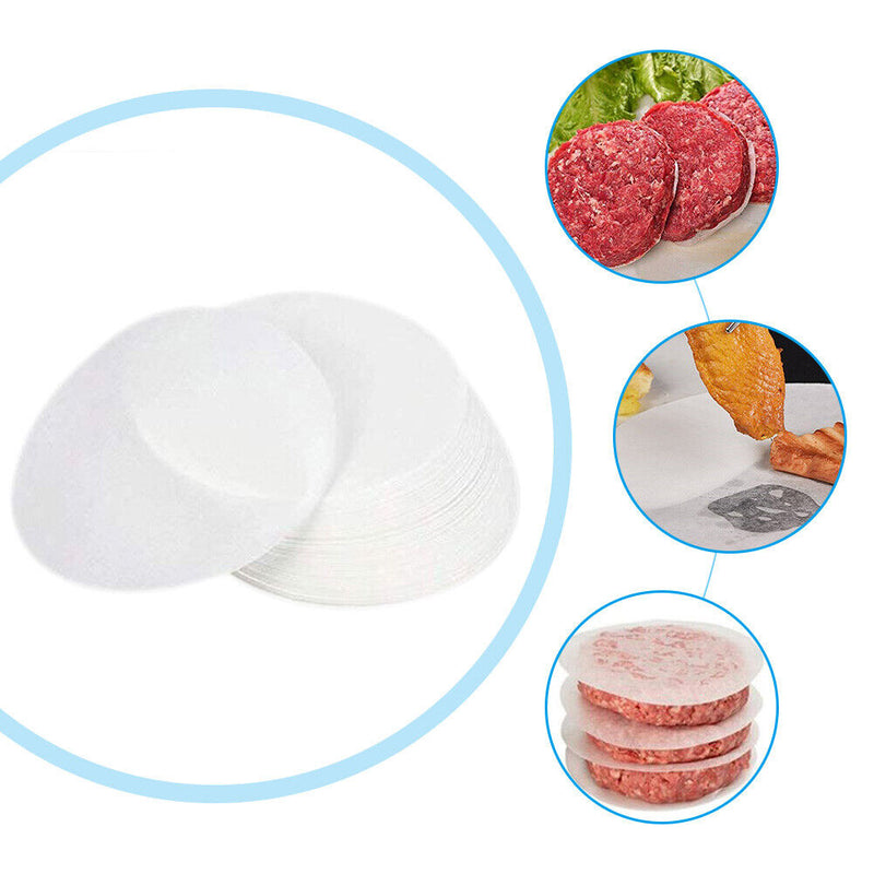100pcs Round Hamburger Oil Blotting Paper BBQ Grill Paper Absorbing Sheet