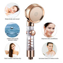 High Pressure Shower Heads Handheld Turbo Fan Spray Shower Head Nozzle (A) Newly