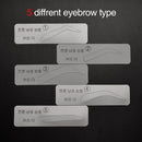 5pcs Reusable Eyebrow Stencil Set Eye Brow Mold DIY Styling Template Card